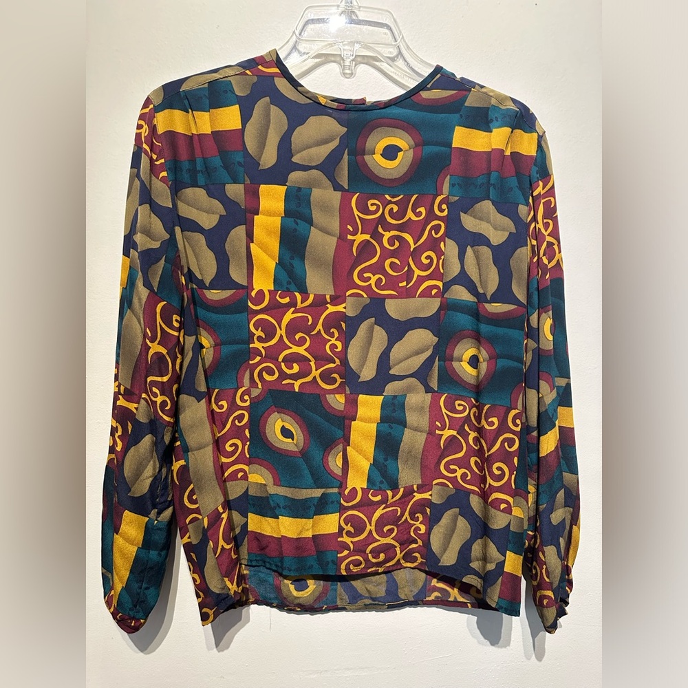 Vintage Jones New York 100% Silk Blouse